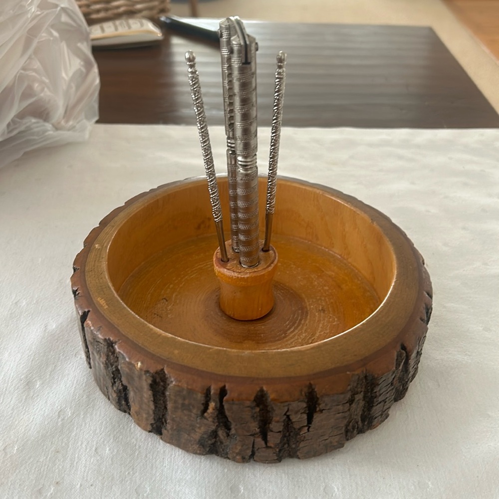 Vintage Nut Cracking Bowl